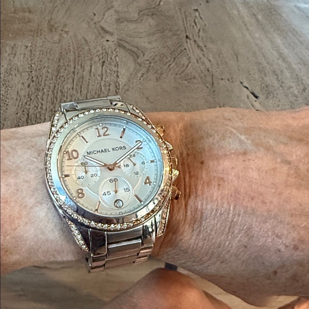 Michael Kors Two-Tone Silver and Gold Watch